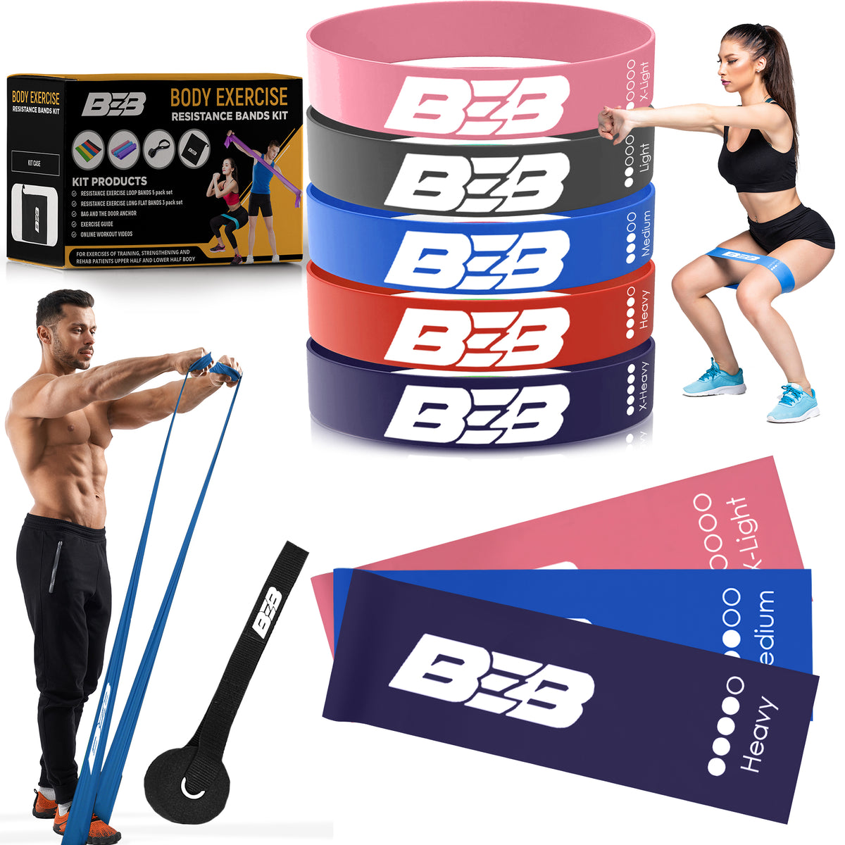 Exercise band kit hot sale